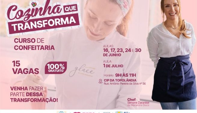 Fundo Social de São Sebastião oferece curso de confeitaria pelo programa ‘Cozinha que Transforma’