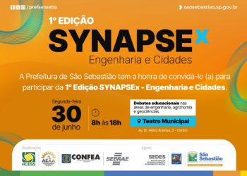 São Sebastião promove ciclo de debates sobre engenharia e educação no 1º SYNAPSEx