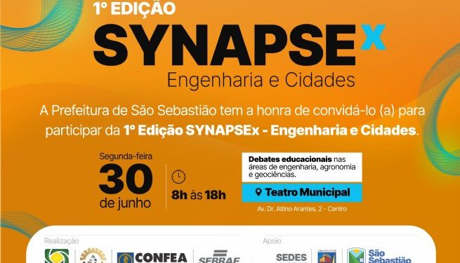São Sebastião promove ciclo de debates sobre engenharia e educação no 1º SYNAPSEx