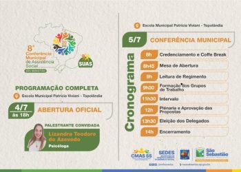 Prefeitura de São Sebastião realiza 8ª Conferência de Assistência Social dias 4 e 5 de julho