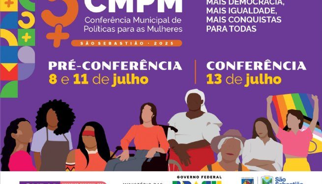 Pré-Conferências de Políticas para Mulheres ocorrem no Centro e na Costa Sul nos dia 8 e 11 de julho