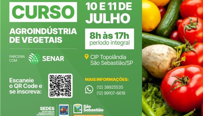 CIP e Senar trazem curso de Agroindústria de Vegetais para produtores rurais