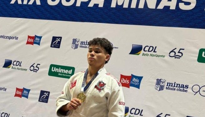 Judoca sebastianense é campeão da Copa Minas de Judô