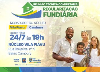 São Sebastião realiza reunião comunitária de regularização fundiária com moradores da Vila Piavu