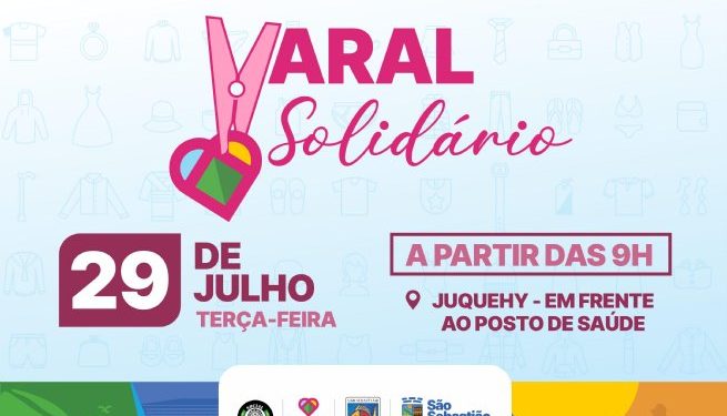 Fundo Social realiza Varal Solidário em Juquehy