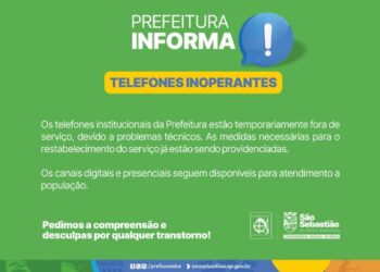 Comunicado: Instabilidade no Sistema Telefônico da Prefeitura