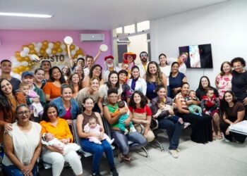 ‘Hora do Mamaço’ reúne mamães e familiares para celebrar a Semana Mundial do Aleitamento Materno