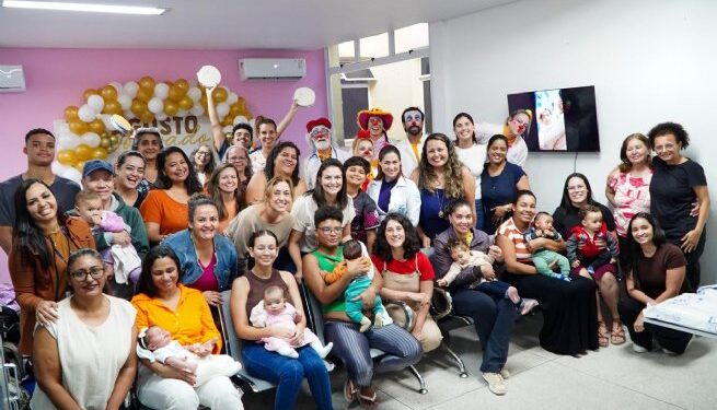 ‘Hora do Mamaço’ reúne mamães e familiares para celebrar a Semana Mundial do Aleitamento Materno
