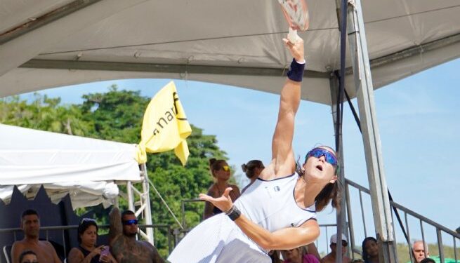 Etapa do Beach Tennis World Tour traz atletas renomados à Praia do Arrastão a partir desta terça-feira