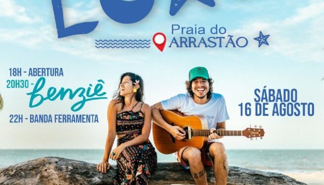 Benziê e Banda Ferramenta são atrações no Luau Arrastão deste sábado