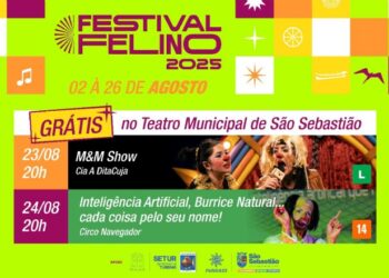 8º Festival FELINO leva peças teatrais gratuitas ao Teatro Municipal de São Sebastião