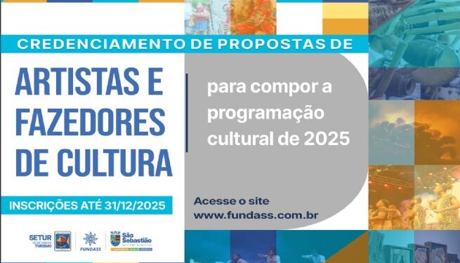 Prefeitura de São Sebastião segue com inscrições abertas para credenciamento de propostas de artistas para grade cultural do município