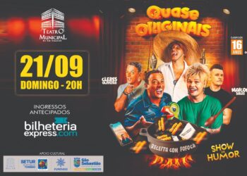 Stand Up ‘Quase Originais’ é atração de domingo no Teatro Municipal de São Sebastião