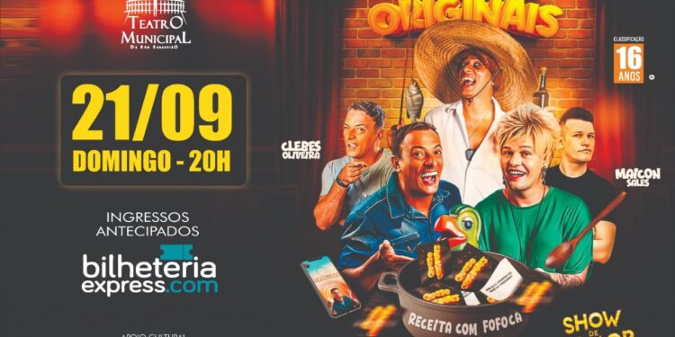 Stand Up ‘Quase Originais’ é atração de domingo no Teatro Municipal de São Sebastião