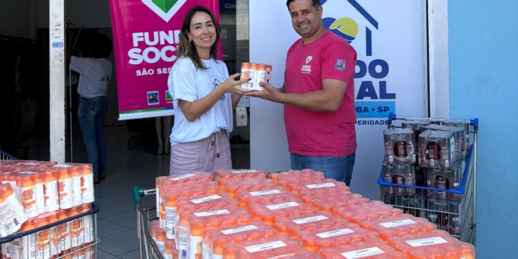 Fundo Social de São Sebastião recebe doação de 10 mil desodorantes do Fundo Social de Caraguatatuba