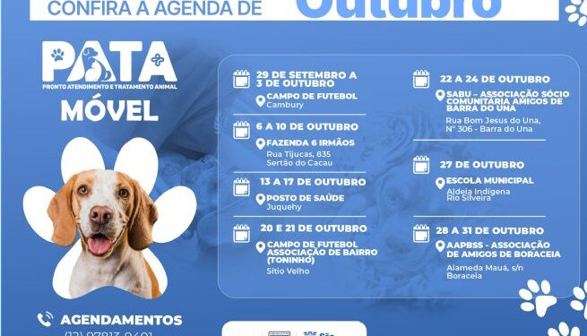 PATA Móvel segue para Sertão do Cacau a partir de segunda-feira