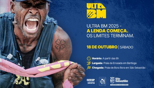 São Sebastião recebe a Ultra BM, uma das mais tradicionais ultramaratonas do Brasil, este sábado