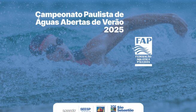 São Sebastião recebe 7º Campeonato Paulista de Águas Abertas de Verão 2025 / Copa Sindi Clubes