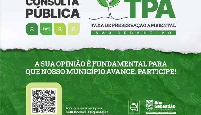 Prefeitura de São Sebastião encerra consulta pública sobre a Taxa de Preservação Ambiental na sexta-feira