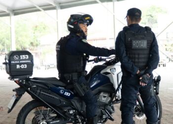 Polícia Municipal de São Sebastião recebe treinamento tático da Rotam de São Vicente