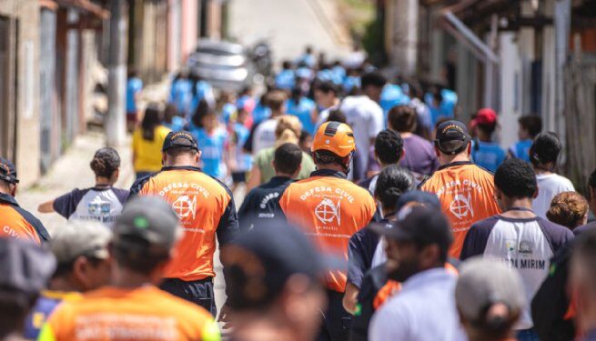 Simulado da Defesa Civil na Vila Sahy atende mais de 20 famílias e tem participação de crianças e adolescentes