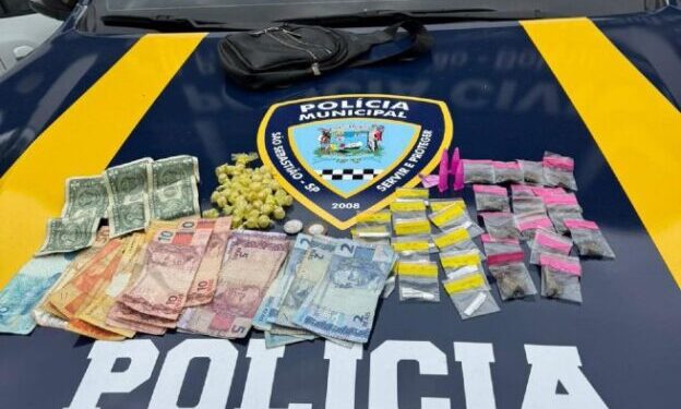 Polícia Municipal apreende mais de 560 porções de entorpecentes no Morro do Abrigo e em Boiçucanga