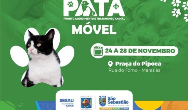 PATA Móvel segue com agenda para atender pets na Cosa Sul