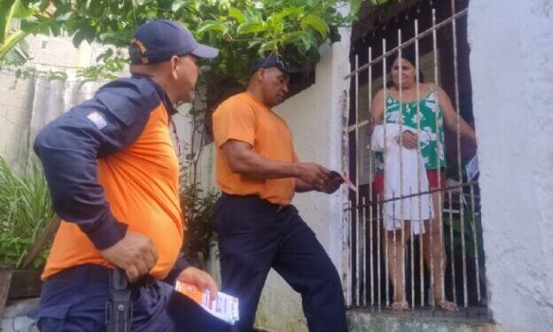 Defesa Civil realiza simulado de evacuação de área de risco na Topolândia/Olaria