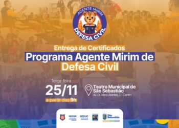 Prefeitura de São Sebastião realiza formatura do programa ‘Agente Mirim da Defesa Civil’