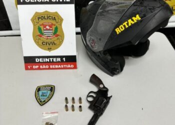 Polícia Municipal de São Sebastião prende acusado por porte ilegal de arma na Topolândia