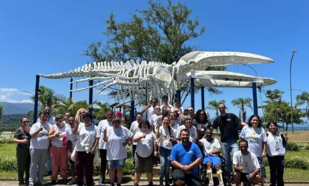 Usuários da Apae participam de passeio do projeto ‘Pé na Estrada’