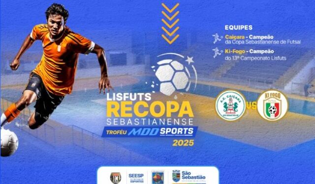 Caiçara e Ki-Fogo realizam duelo de campeões na Recopa Sebastianense de Futsal 2025