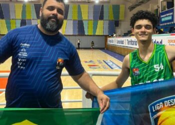 Pai e filho sebastianenses levam Brasil Sub-16 ao 6º lugar na 10ª Copa José Órdenes de Basquete, no Chile