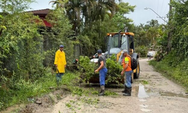 Sesep realiza ações de limpeza em bairros após chuvas