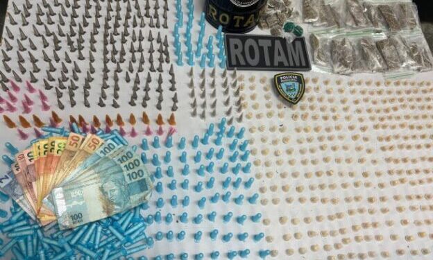 Polícia Municipal localiza mais de 1,4 quilo de drogas na Topolândia