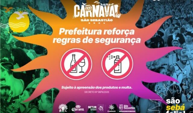 Prefeitura de São Sebastião publica decreto e adota medidas firmes de segurança e organização para o Carnaval 2026