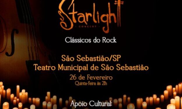 Starlight Concerts apresenta “Clássicos do Rock” em São Sebastião
