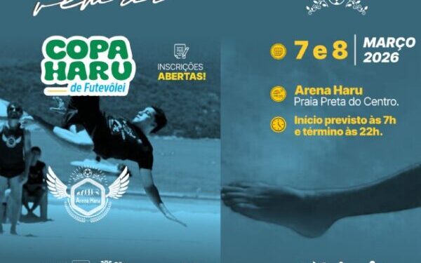 Inscrições para Copa Arena Haru de Futevôlei estão disponíveis e prometem festival de lances acrobáticos