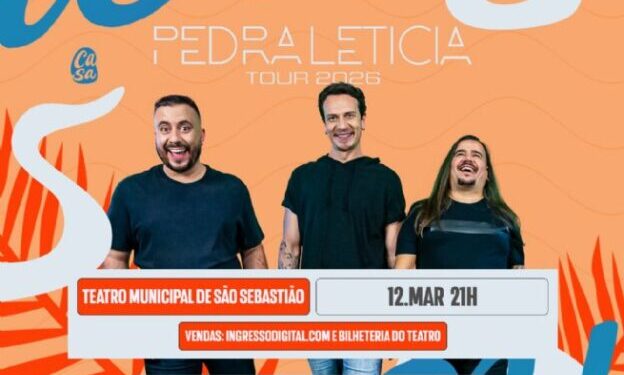 Pedra Letícia apresenta Tour 2026 em São Sebastião
