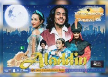Fundass apresenta “Aladdin” no Teatro Municipal com efeitos mágicos e trilha sonora autoral