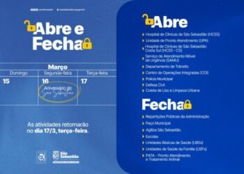 Confira o que abre e fecha no feriado de 390 anos de Emancipação Político-Administrativa