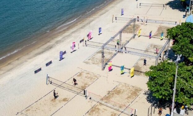 Circuito de Beach Tennis reúne 250 atletas da modalidade e movimenta Praia do Arrastão
