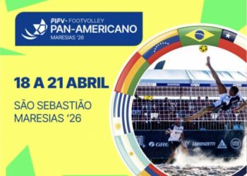 São Sebastião recebe elite do futevôlei no Pan-Americano 2026 neste fim de semana