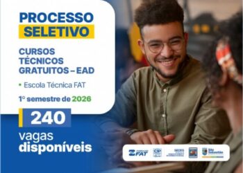 FAT e Prefeitura oferecem cursos técnicos gratuitos com inscrições até 10 de abril