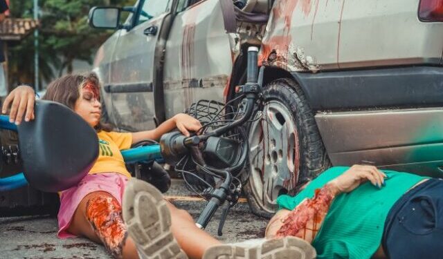 Prefeitura intensifica ações educativas do ‘Maio Amarelo’ com simulado de acidente na Costa Sul