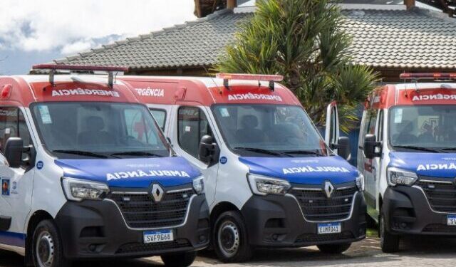 São Sebastião reforça atendimento de urgência com recebimento de três novas ambulâncias do SAMU