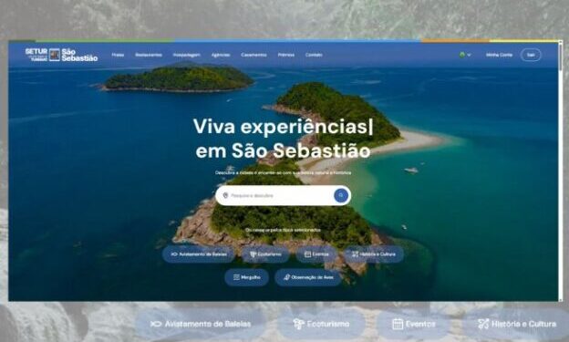 Prefeitura de São Sebastião é pioneira no Brasil com lançamento de novo site de turismo com IA