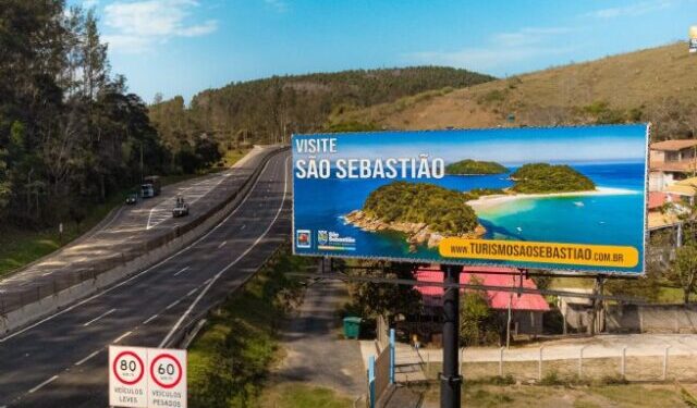 Parceria permite ampliar divulgação do destino turístico de São Sebastião na Rodovia dos Tamoios