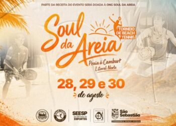 Soul da Areia promove torneio de beach tennis com 200 atletas e ação solidária em São Sebastião