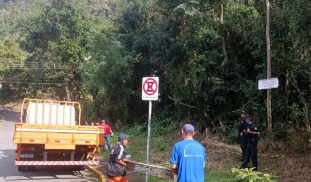 Prefeitura promove ação integrada em combate à ocupação irregular de área pública no bairro Cigarras